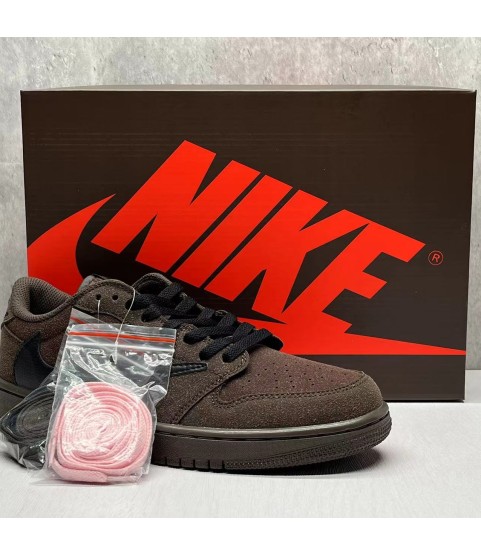 Travis Scott X Jordan 1 low "Velvet Brown"