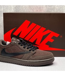Travis Scott X Jordan 1 low "Velvet Brown"