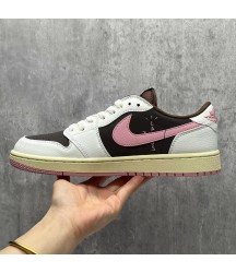 Travis Scott X Jordan 1 Low OG pink