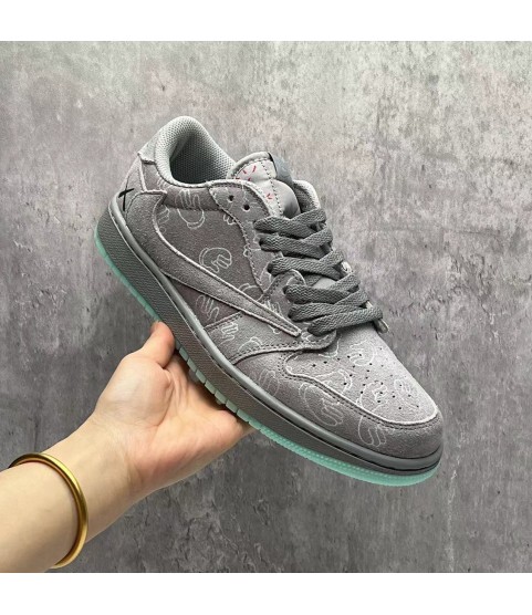 Jordan 1 kaws low grey
