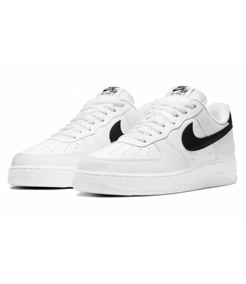 Nike Air Force 1 "White and Black" - 12.0