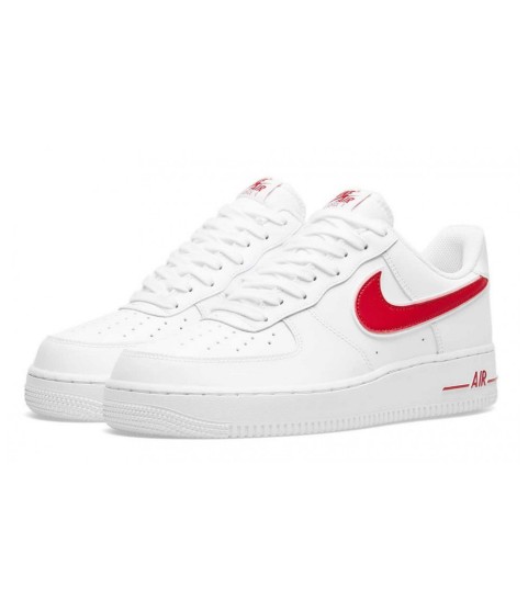 Кроссовки Nike Air Force 1 LV8 White Red - 100