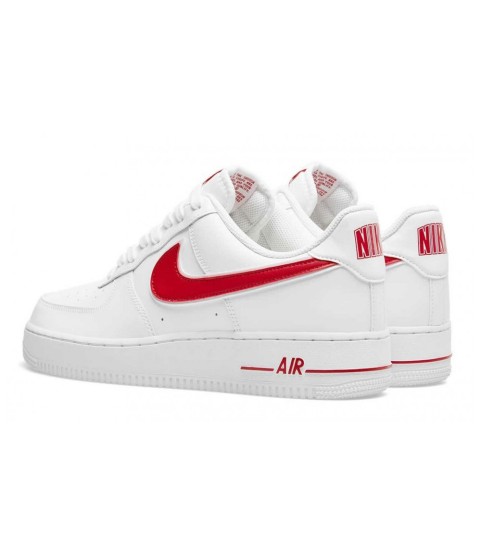 Кроссовки Nike Air Force 1 LV8 White Red - 100