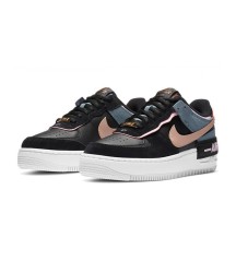 Кроссовки Nike Air Force 1 Shadow Black Metallic - 104
