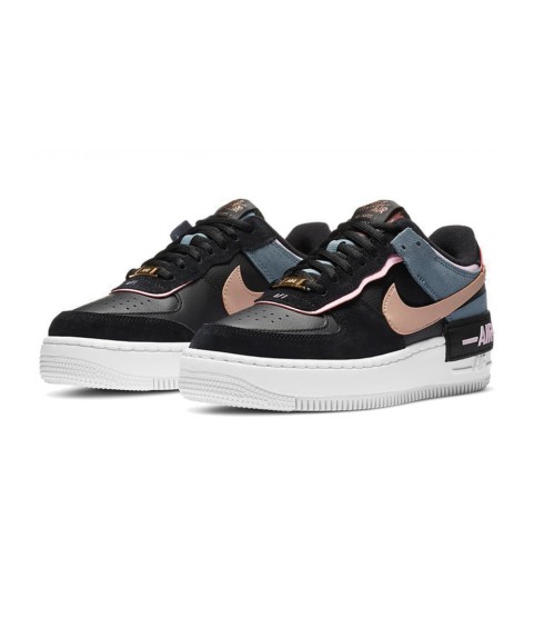 Кроссовки Nike Air Force 1 Shadow Black Metallic - 104