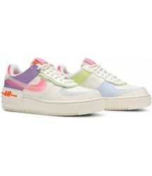 Кроссовки Nike Air Force 1 Shadow Double Swoosh Sail Pink Purple - 105