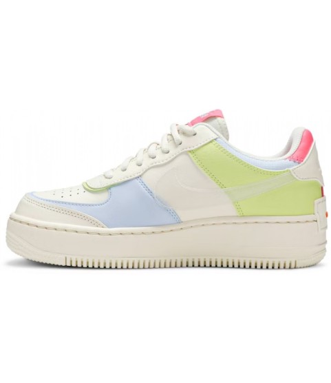Кроссовки Nike Air Force 1 Shadow Double Swoosh Sail Pink Purple - 105