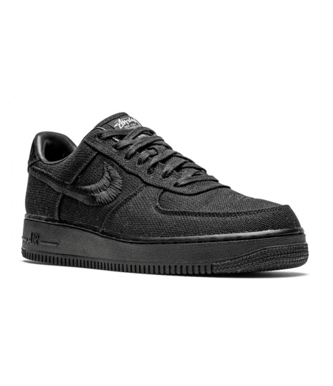 Stussy x Nike Air Force 1 Black Low - 106