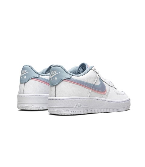 Nike Air Force 1 Low Double Swoosh White Blue Pink - 111