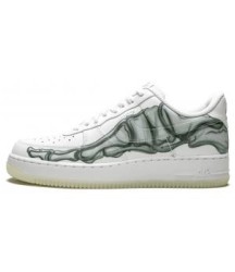 Nike кроссовки Air Force 1 Low Skeleton Halloween White - 119