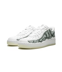 Nike кроссовки Air Force 1 Low Skeleton Halloween White - 119