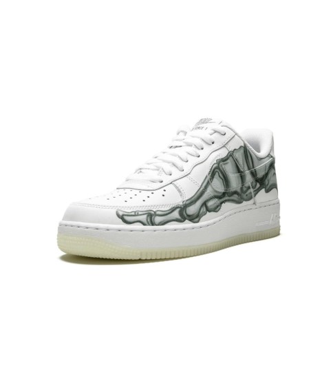 Nike кроссовки Air Force 1 Low Skeleton Halloween White - 119