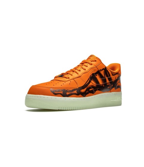 Кроссовки Nike Air Force 1 Low Skeleton Orange - 120