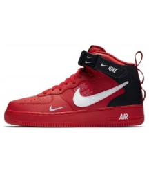 Кроссовки Nike Air Force 1 '07 LV8 Mid Utility Red Black - 125