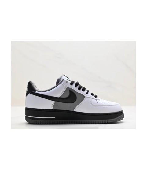 Кроссовки Nike Air Force 1 Low серые с белым - 126