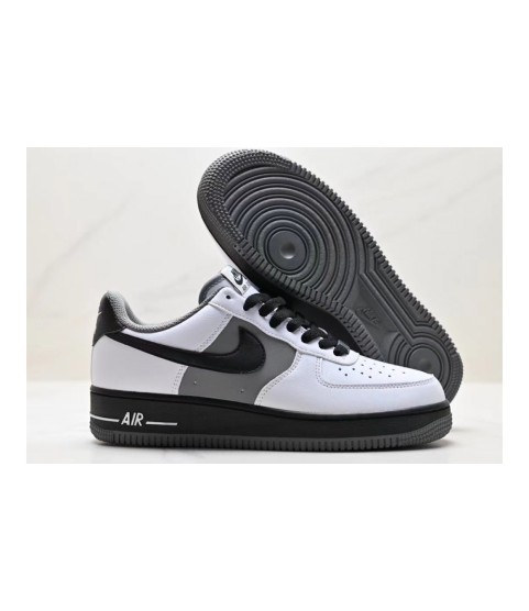 Кроссовки Nike Air Force 1 Low серые с белым - 126