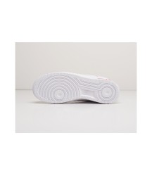 Кроссовки Nike Air Force 1 Low Script Swoosh White белые с логотипом - 136