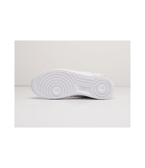 Кроссовки Nike Air Force 1 Low Script Swoosh White белые с логотипом - 136