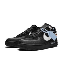 Кроссовки Nike Air Force Black White черно-белые - 137