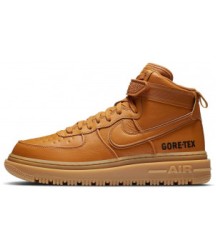 Nike Air Force 1 Mid Gore Tex Beige с мехом - 138