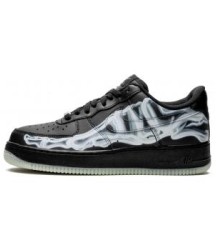 Кроссовки Nike Air Force 1 Low Skeleton Black - 139