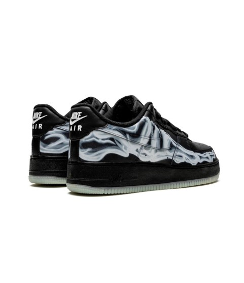 Кроссовки Nike Air Force 1 Low Skeleton Black - 139