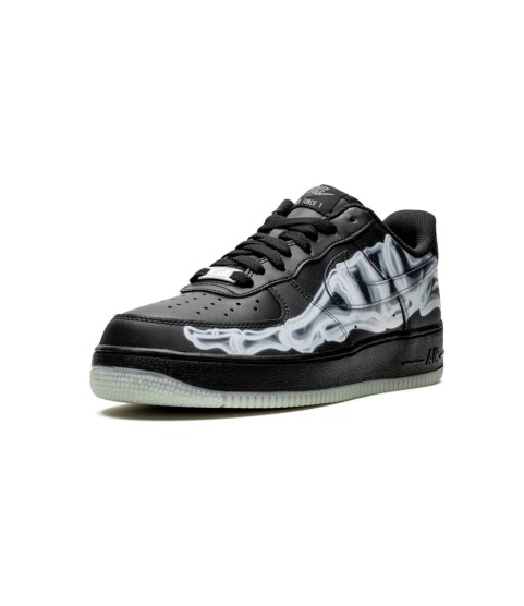 Кроссовки Nike Air Force 1 Low Skeleton Black - 139