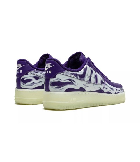 Кроссовки Nike Air Force 1 Low Skeleton Purple - 142