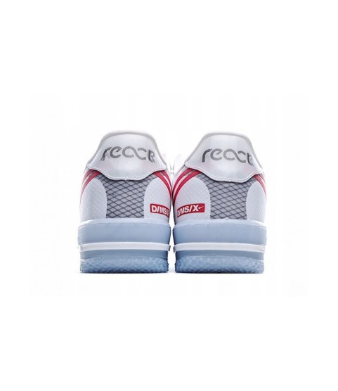 Nike Air Force 1 React Qs Herrer White Light Bone Red - 144