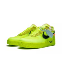 Кроссовки Nike Air Force 1 Low Off White Volt - 146