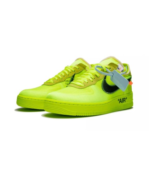 Кроссовки Nike Air Force 1 Low Off White Volt - 146