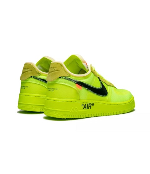 Кроссовки Nike Air Force 1 Low Off White Volt - 146