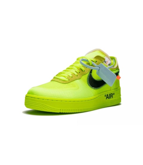 Кроссовки Nike Air Force 1 Low Off White Volt - 146