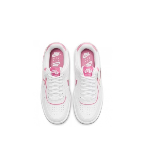 Кроссовки Nike Air Force бело-розовые - 157