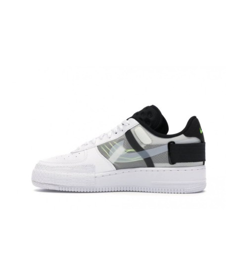 Nike кроссовки Air Force 1 Type Volt White Black - 163