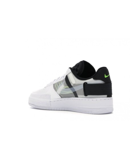 Nike кроссовки Air Force 1 Type Volt White Black - 163
