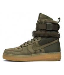 Nike кроссовки Air Force High SF AF1 Army-Green - 165