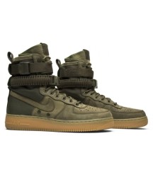 Nike кроссовки Air Force High SF AF1 Army-Green - 165