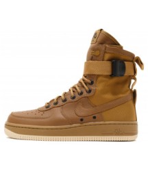 Nike кроссовки Air Force High SF AF1 Beige - 166