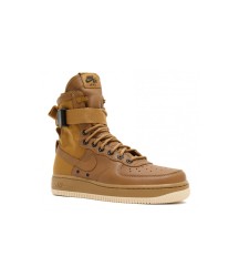 Nike кроссовки Air Force High SF AF1 Beige - 166