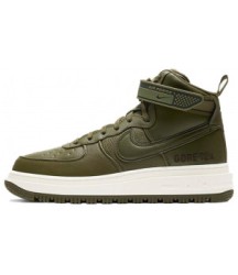 Nike Air Force 1 Mid Gore Tex Green с мехом - 170