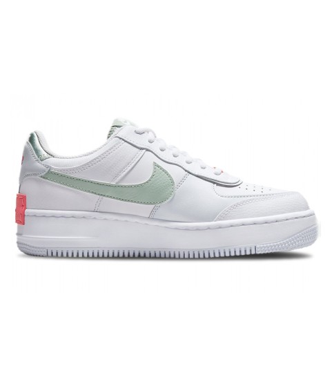 Кроссовки Nike Air Force 1 Low Shadow белые с розовым - 182