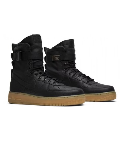 Nike кроссовки Air Force High SF AF1 Black - 183