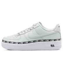 Nike кроссовки Air Force 1 ’07 Se Premium Overbranded белые - 186