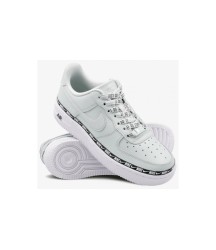 Nike кроссовки Air Force 1 ’07 Se Premium Overbranded белые - 186