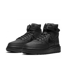 Nike Air Force 1 Mid Gore Tex All Black с мехом - 190
