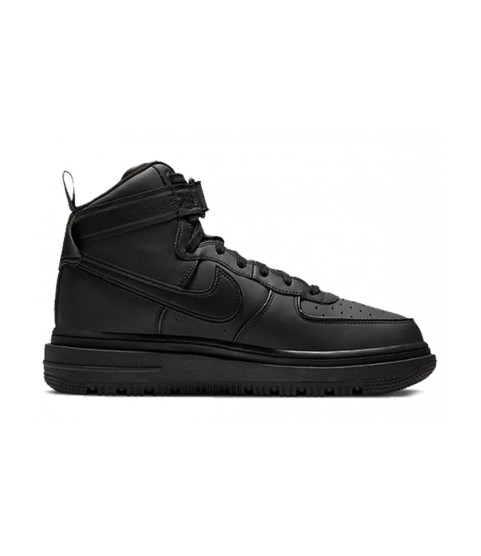Nike Air Force 1 Mid Gore Tex All Black с мехом - 190