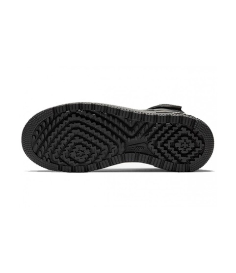 Nike Air Force 1 Mid Gore Tex All Black с мехом - 190