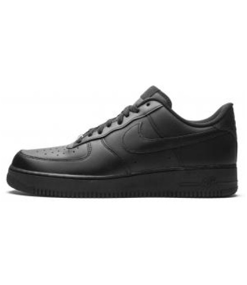 Nike Air Force 1 Low Triple Black черные - 2