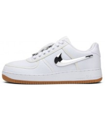 Travis Scott x Nike Air Force 1 Low Zipper White Gum - 210